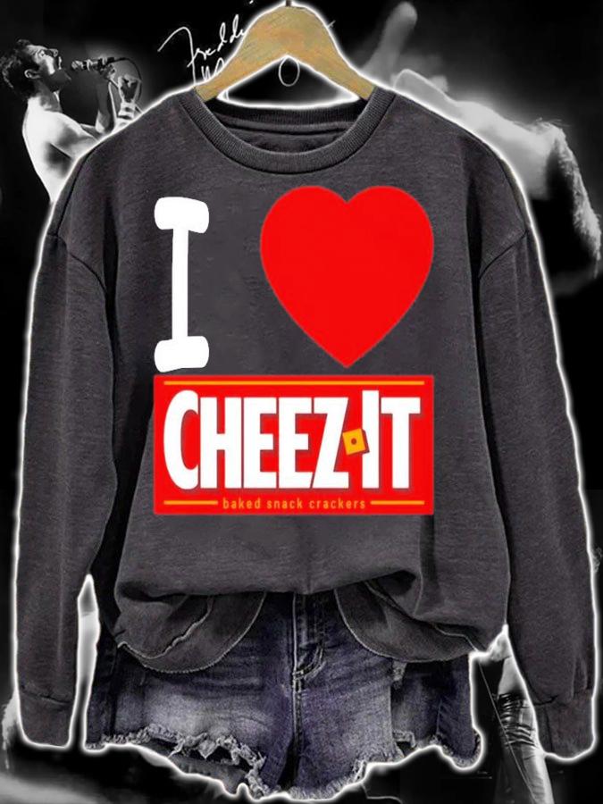 I Love Cheez-It Baked Snack Crackers shirt t-shirt sweatshirt