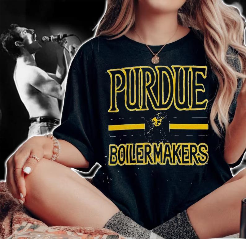 Purdue Boilermakers Football Old Gold Shirt t-shirt woman shirt