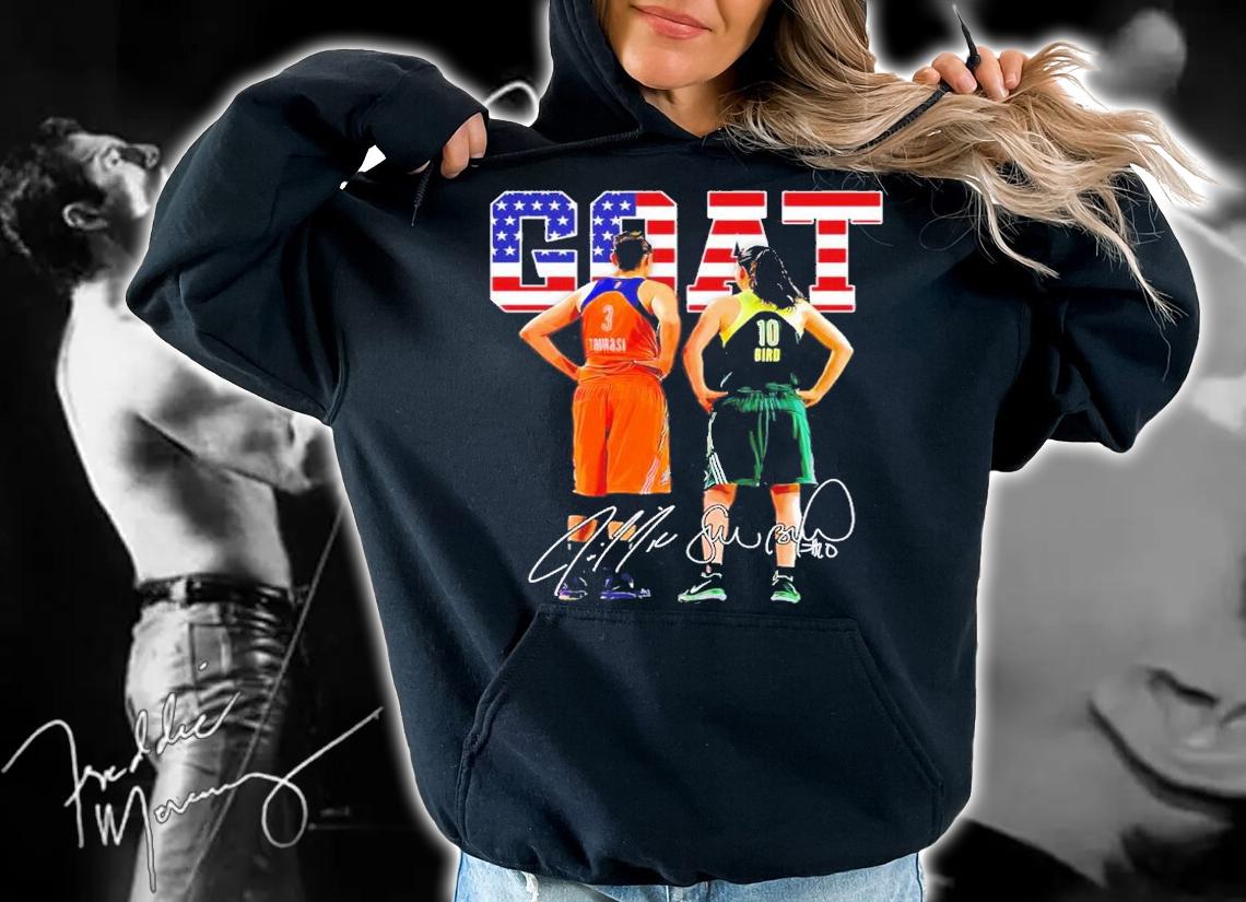 Sue Bird Diana Taurasi Goat Usa Legend Basketball 3000 Assists Signature Shirt t-shirt