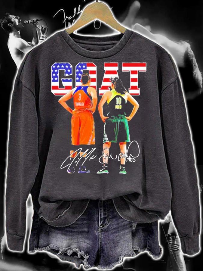 Sue Bird Diana Taurasi Goat Usa Legend Basketball 3000 Assists Signature Shirt t-shirt