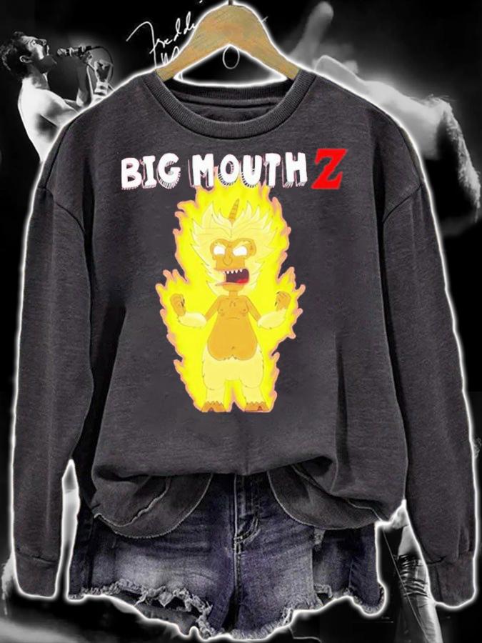 Big Mouth Abide Funny Graphic Hoocmone Monster shirt t-shirt sweatshirt