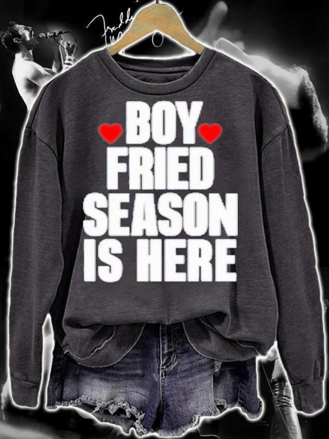 Boy Fried Season Is Here T-Shirt t-shirt sweatshirt
