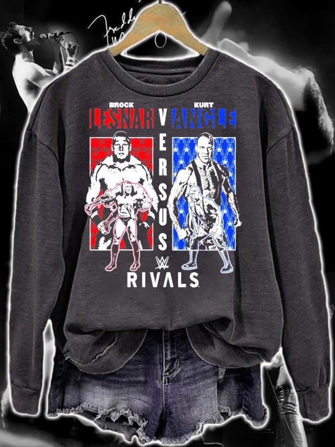 Brock Lesnar vs Kurt Angle Rivals shirt t-shirt sweatshirt