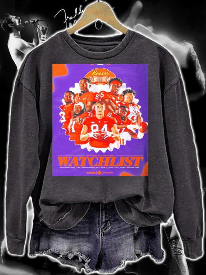 Clemson Tigers Football Reese's Senior Bowl Watch List 2023 Shirt t-shirt