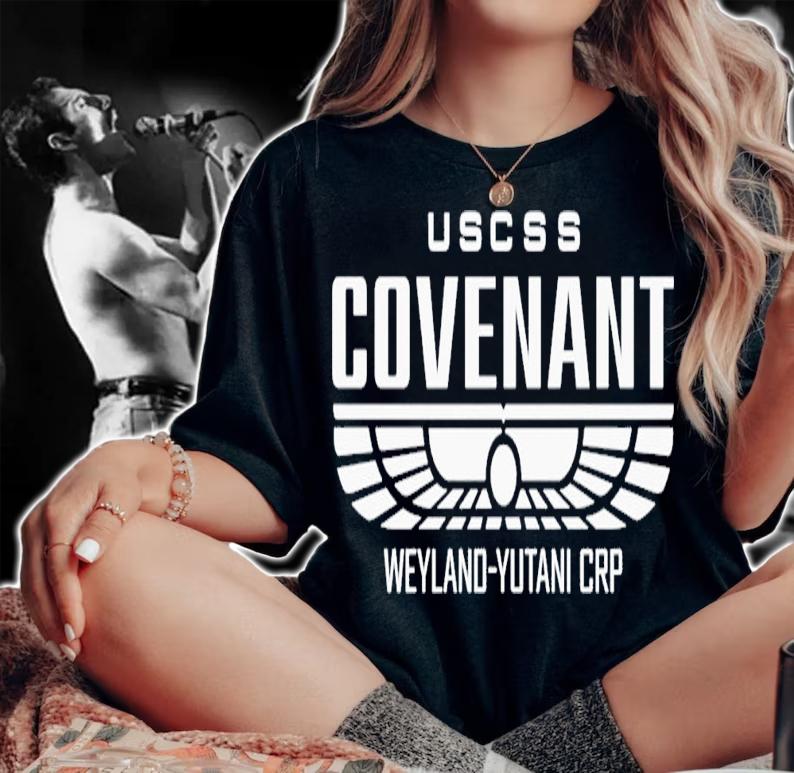 Kristofer Thomas USCSS Covenant Weyland Yutani CRP T-shirt t-shirt woman shirt