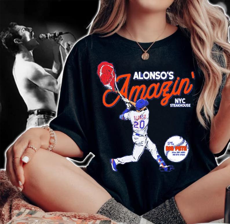 Pete Alonso NYC Steakhouse T-Shirt t-shirt woman shirt