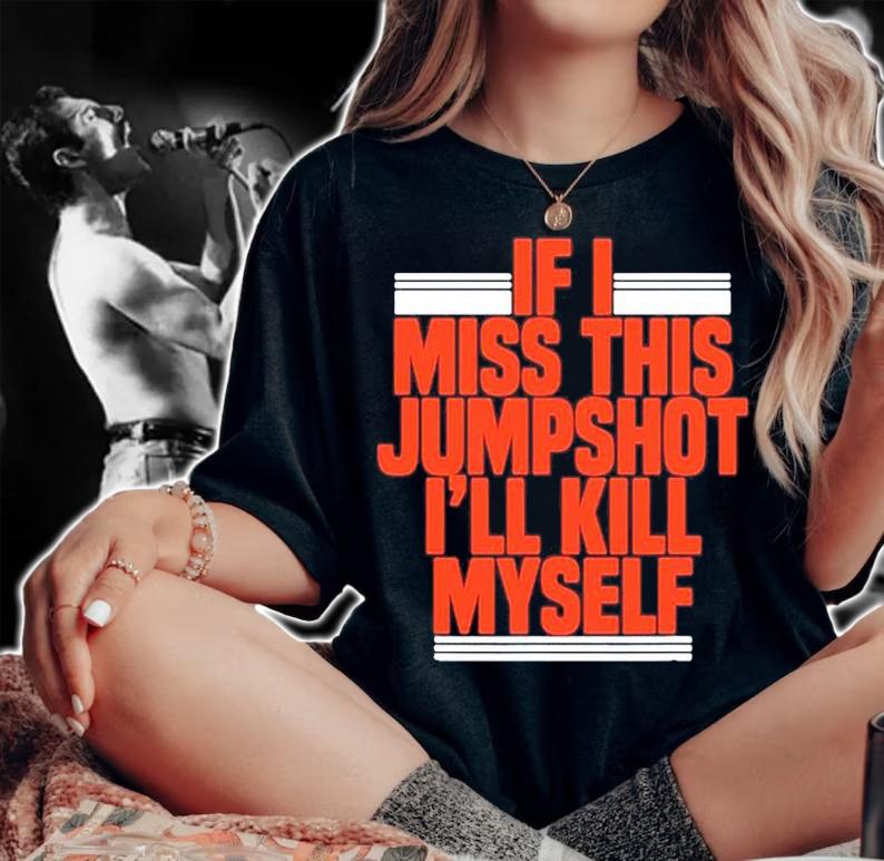 Red If I Miss This Jumpshot shirt t-shirt