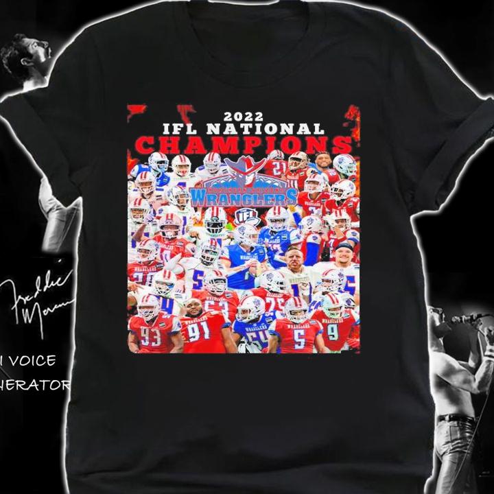 2022 IFL National Champions Northern Arizona Wranglers Shirt t-shirt