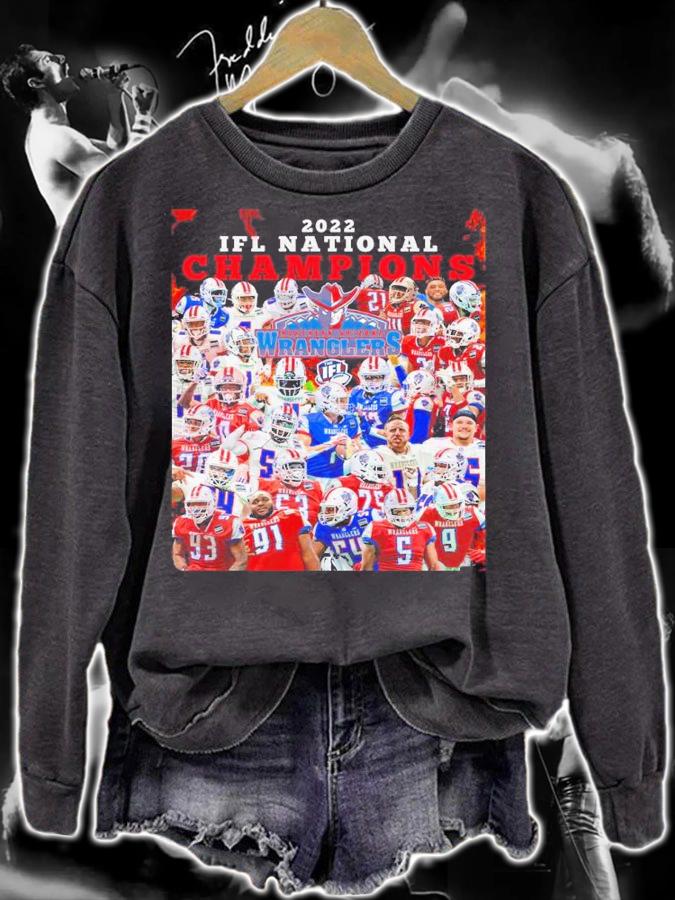 2022 IFL National Champions Northern Arizona Wranglers Shirt t-shirt