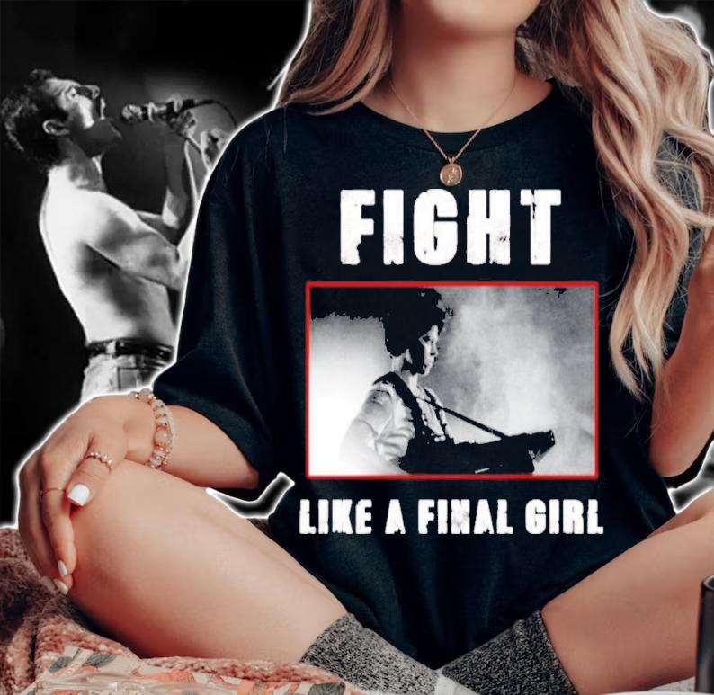 Ama Lea Fight Like A Final Girl Shirt t-shirt