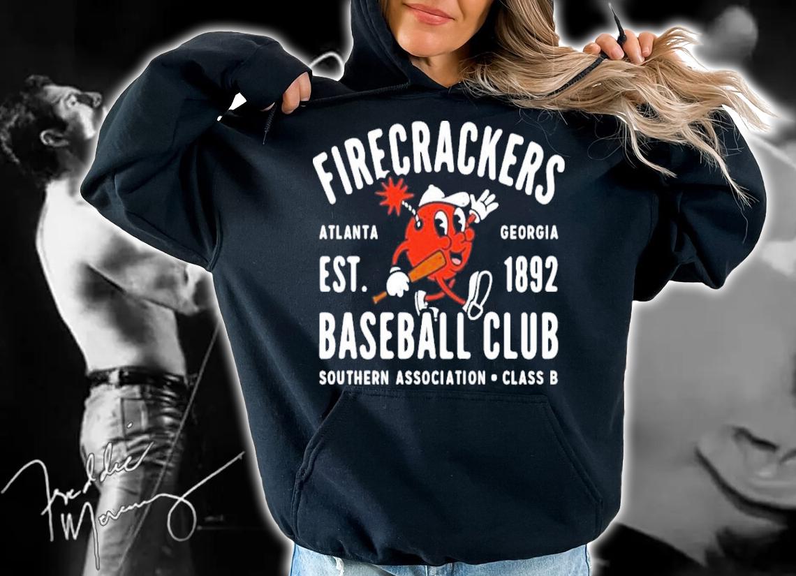 Atlanta Firecrackers Georgia Defunct Baseball Club Southern Association Class B Shirt t-shirt hoodie