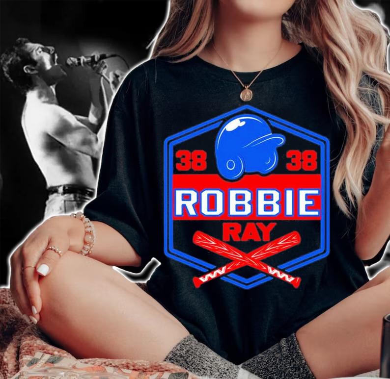 Blue Helmet Robbie Ray 38 Baseball Logo Shirt t-shirt
