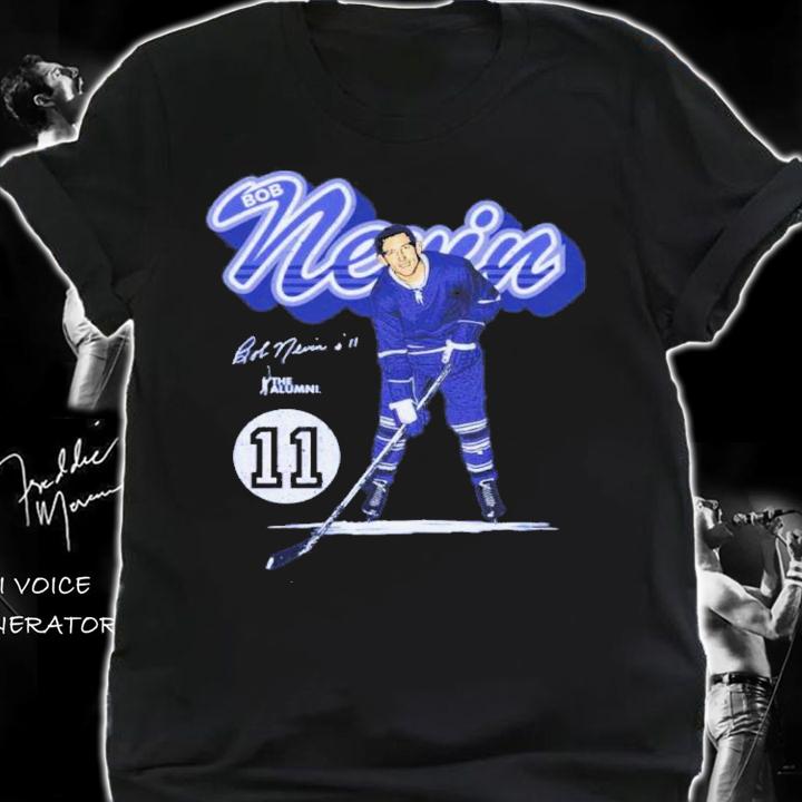 Bob Nevin Toronto Retro Script Hockey Signatures Shirt t-shirt