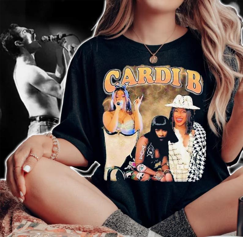 Cardi B Bodak Yellow Rap Shirt t-shirt woman shirt
