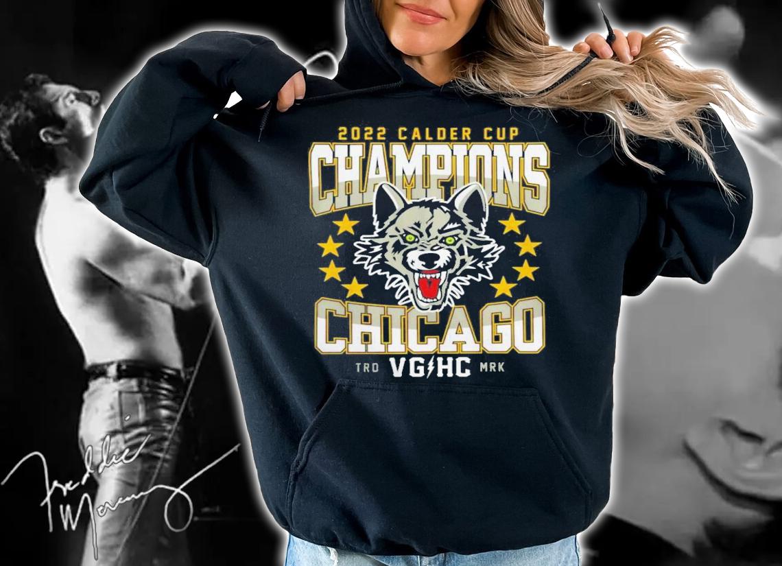 Chicago Wolves Violent Gentlemen Calder Cup Champions 2022 T-Shirt t-shirt