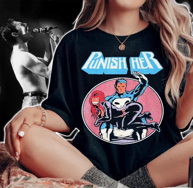 Punish Her Funny T-Shirt t-shirt woman shirt