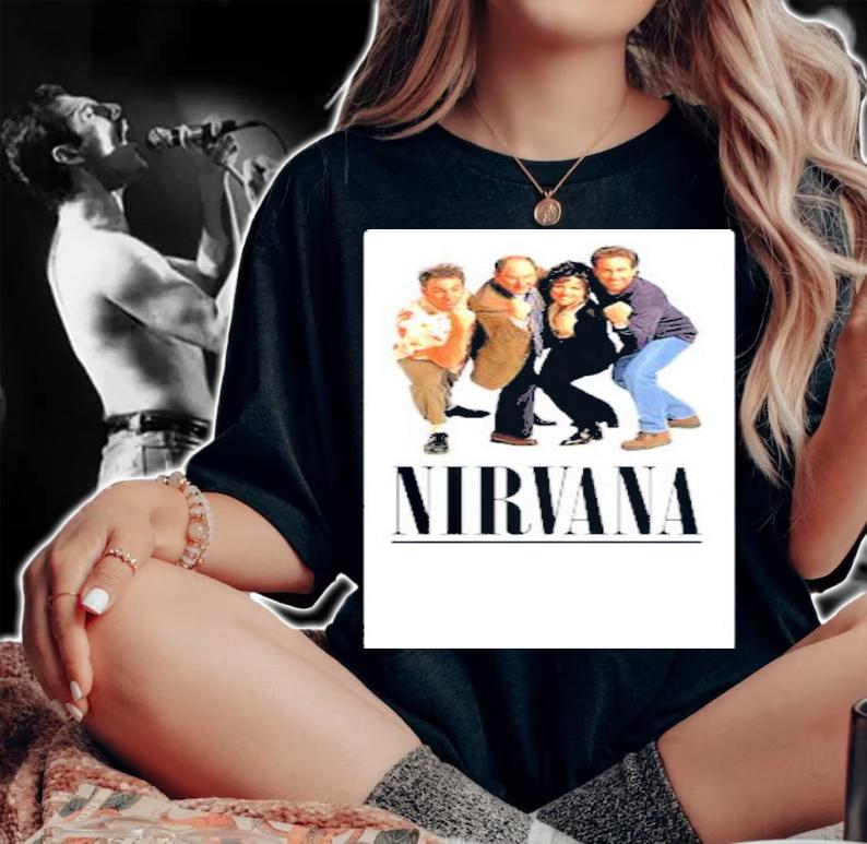 Seinfeld Nirvana Shirt t-shirt woman shirt