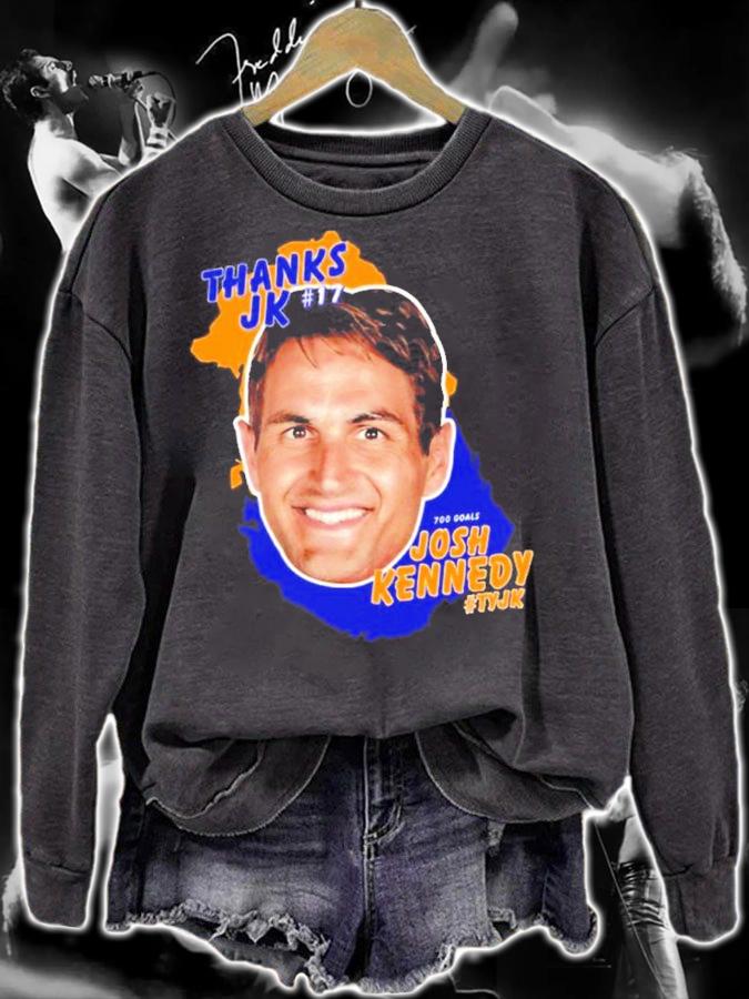 Thanks Jk 17 700 Goals Josh Kennedy Tyjk shirt t-shirt