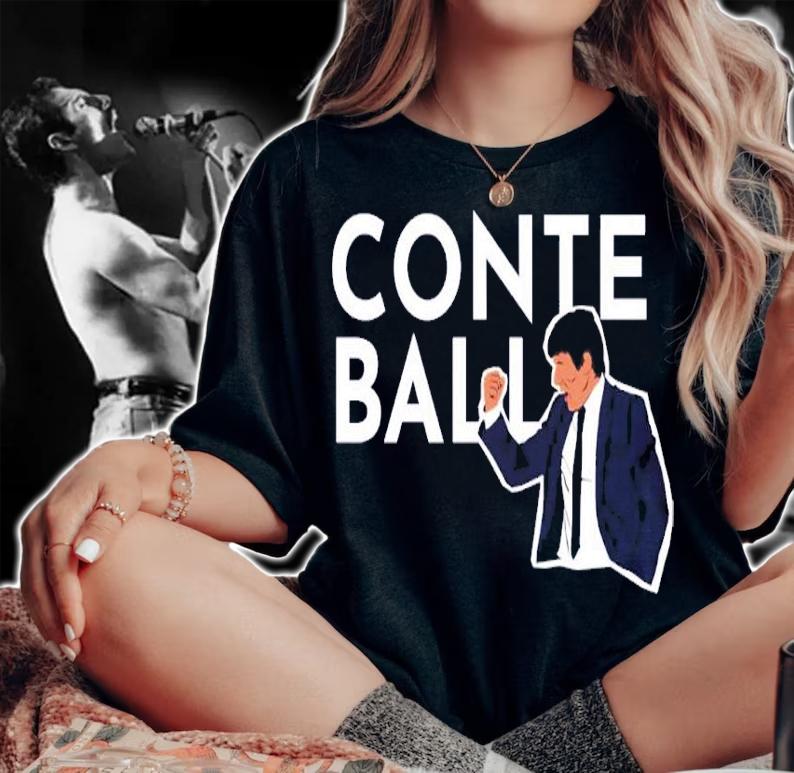 Tottenham Antonio Conte Ball shirt t-shirt woman shirt