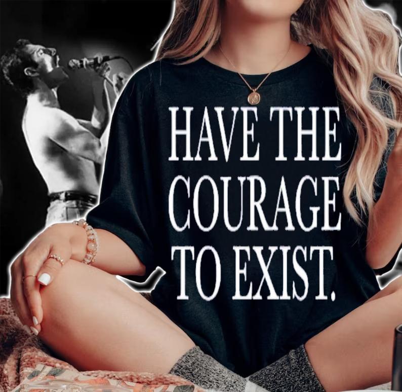 Daniel Howell Have The Courage To Exist Shirt t-shirt