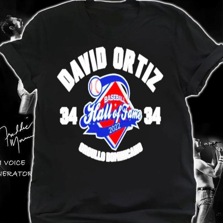 David Ortiz Orgullo Dominicano Baseball Hall Of Fame 2022 Shirt t-shirt