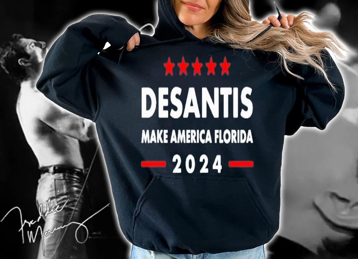 DeSantis 2024 Make America Florida US Flag 2024 Shirt t-shirt hoodie