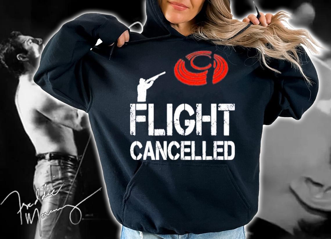Flight Cancelled Clay Shooting Skeet Trap Shooting T-Shirt t-shirt