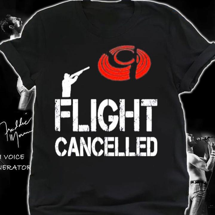 Flight Cancelled Clay Shooting Skeet Trap Shooting T-Shirt t-shirt