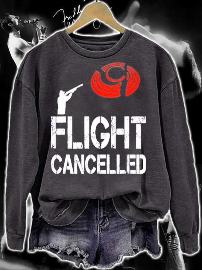 Flight Cancelled Clay Shooting Skeet Trap Shooting T-Shirt t-shirt