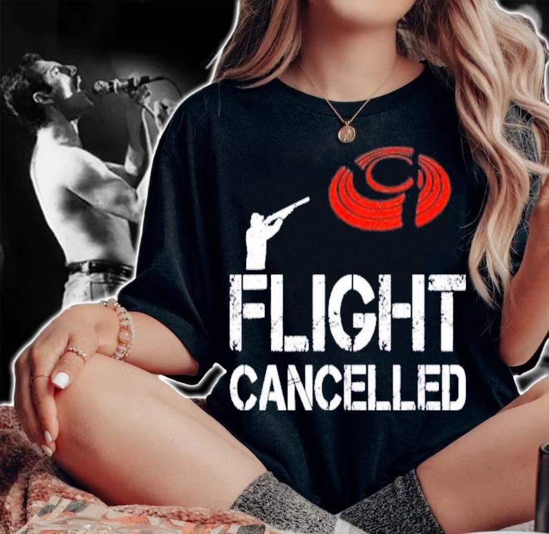 Flight Cancelled Clay Shooting Skeet Trap Shooting T-Shirt t-shirt