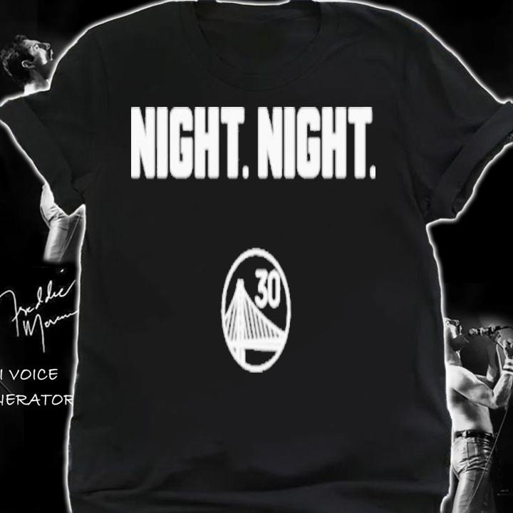 Golden State Warriors 2022 Championship Steph Curry Night Night Shirt t-shirt
