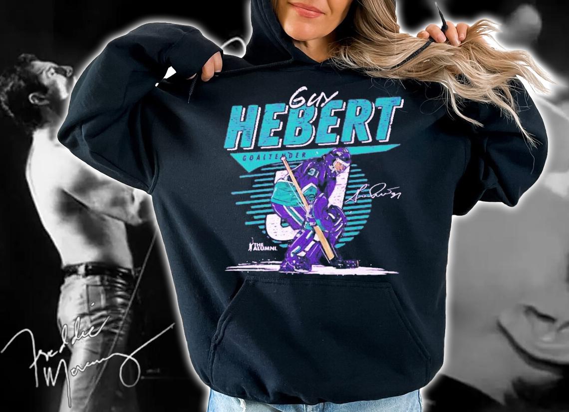 Guy Hebert Anaheim Comet Hockey Signature T-Shirt t-shirt