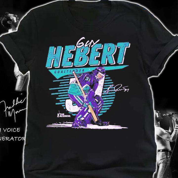 Guy Hebert Anaheim Comet Hockey Signature T-Shirt t-shirt
