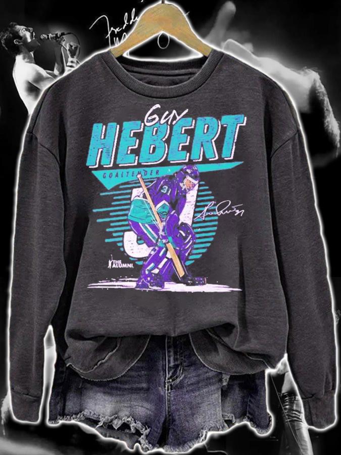 Guy Hebert Anaheim Comet Hockey Signature T-Shirt t-shirt