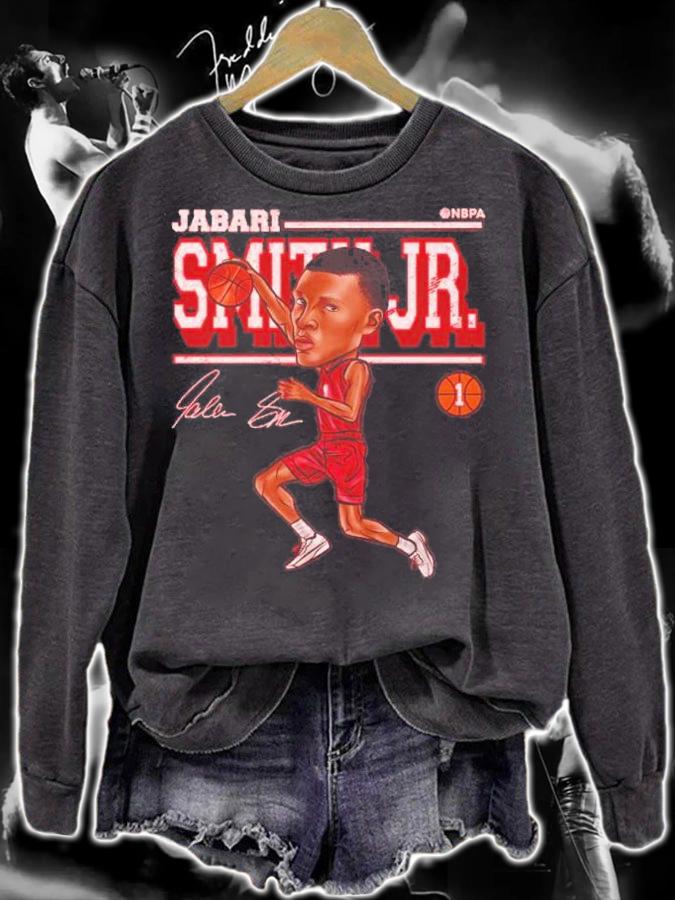 Jabari Smith Jr. Houston Cartoon Basketball Signature Shirt t-shirt