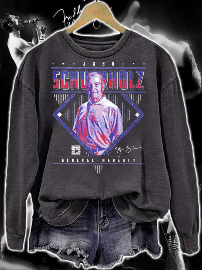 John Schuerholz Atlanta Diamond Name Baseball T-Shirt t-shirt