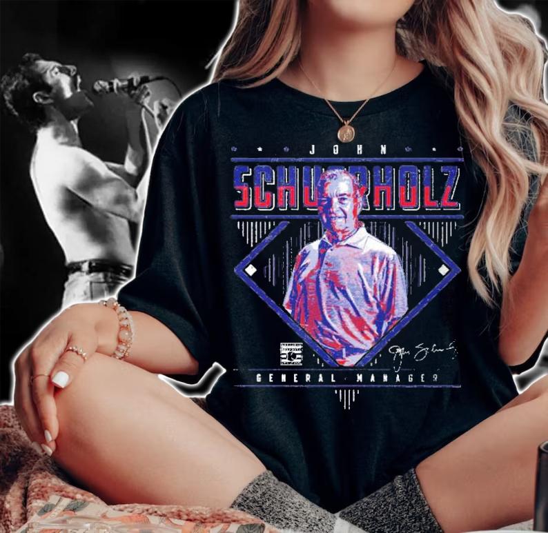 John Schuerholz Atlanta Diamond Name Baseball T-Shirt t-shirt