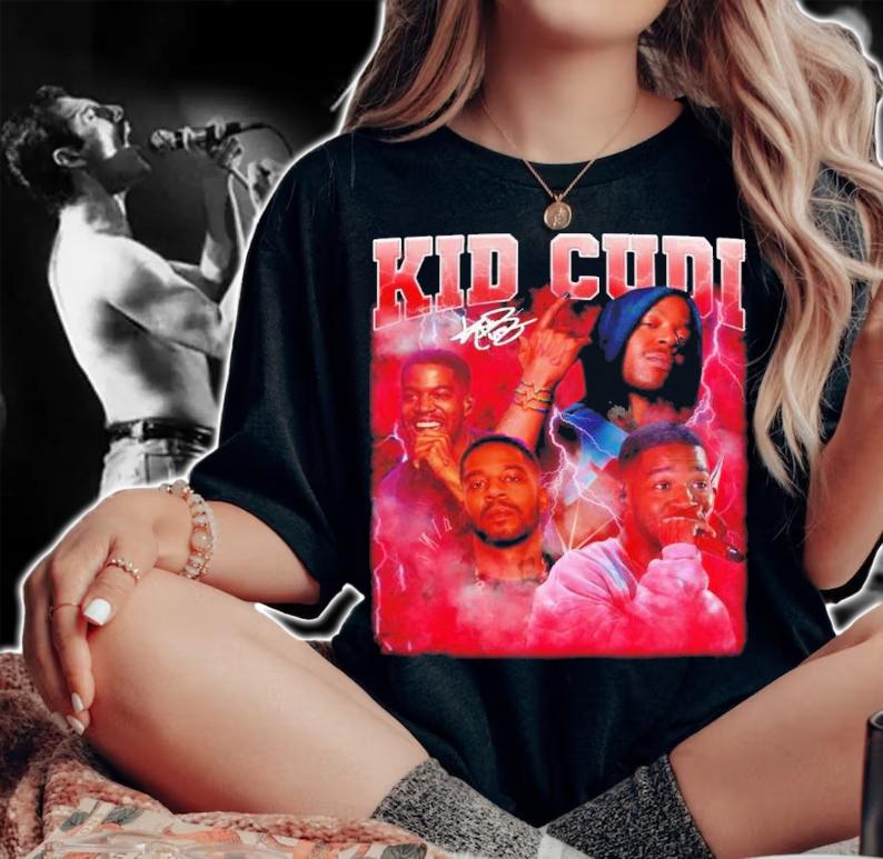 Kid Cudi Marino Morwood Man On The Moon 2022 Rap Shirt t-shirt woman shirt