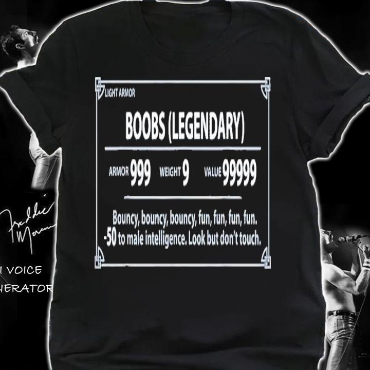 Legendary Boobs Video Game Shirt t-shirt