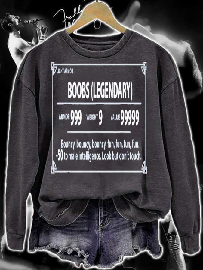Legendary Boobs Video Game Shirt t-shirt