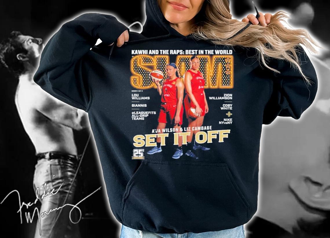 Liz Cambage A'ja Wilson Slam WNBA Shirt t-shirt