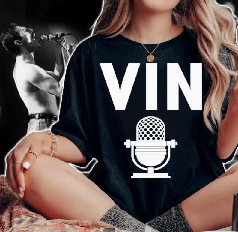 Los Angeles Dodgers Vin Scully Microphone Shirt t-shirt woman shirt