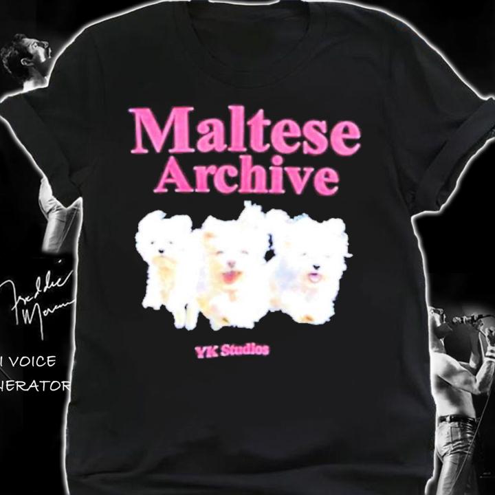 Maltese Archive YK Studios Dog Shirt t-shirt