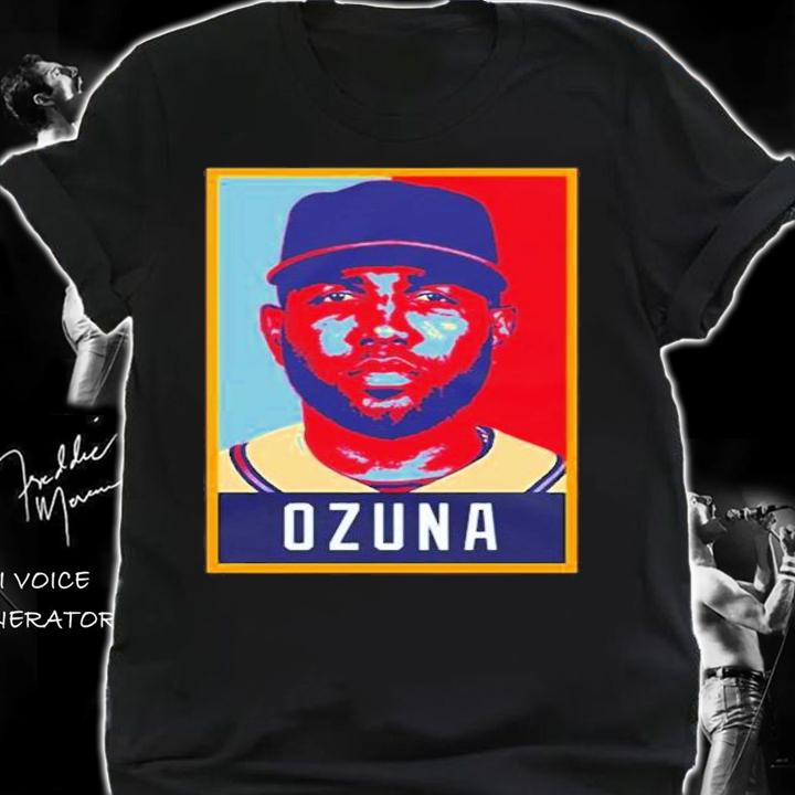 Marcell Ozuna Portrait Baseball T-Shirt t-shirt