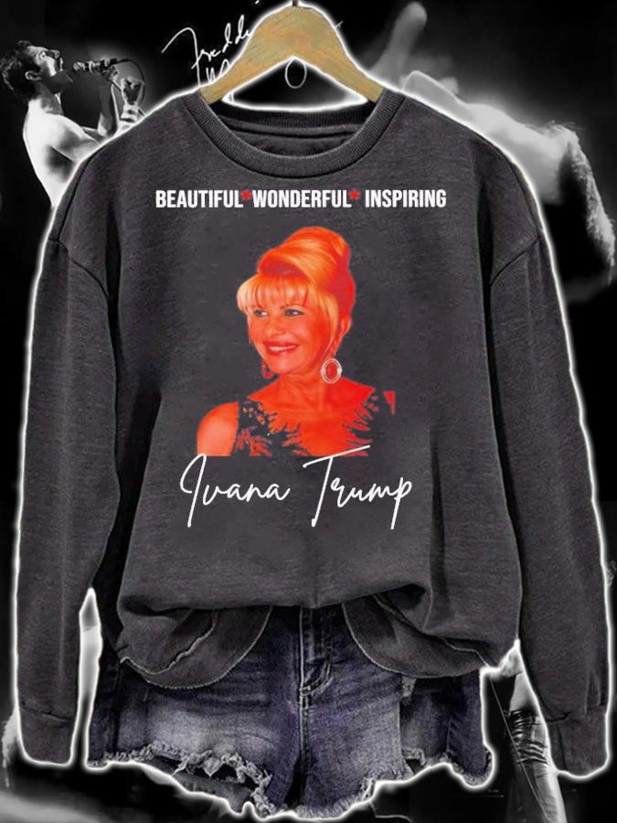 Pray For Ivana Trump Beautiful Wonderful Inspiring T-Shirt t-shirt