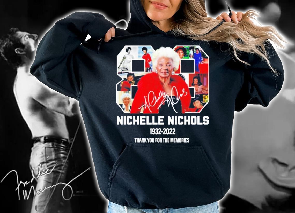 Nichelle Nichols 1932-2022 Signature Thank You For The Memories Shirt t-shirt