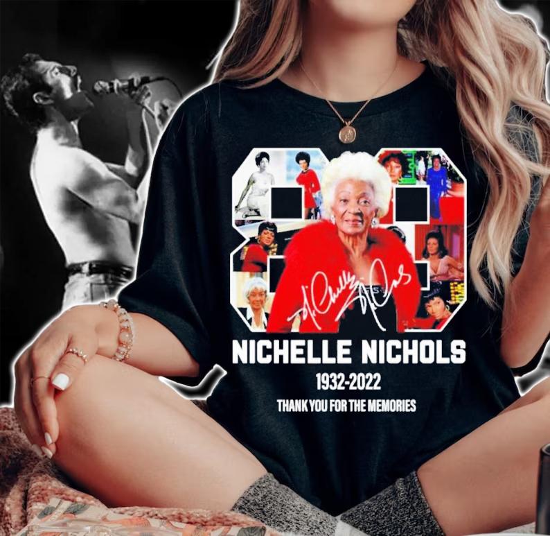 Nichelle Nichols 1932-2022 Signature Thank You For The Memories Shirt t-shirt