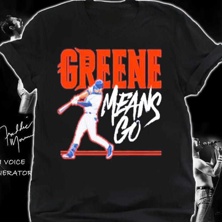 Riley Greene Means Go Baseball Shirt t-shirt