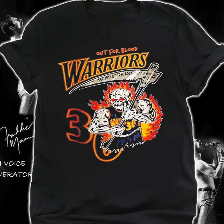 Skull Stephen Curry Warriors Golden State Basketball T-Shirt t-shirt shirt