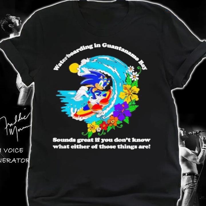 Sonic Waterboarding In Guantanamo Bay Shirt t-shirt shirt